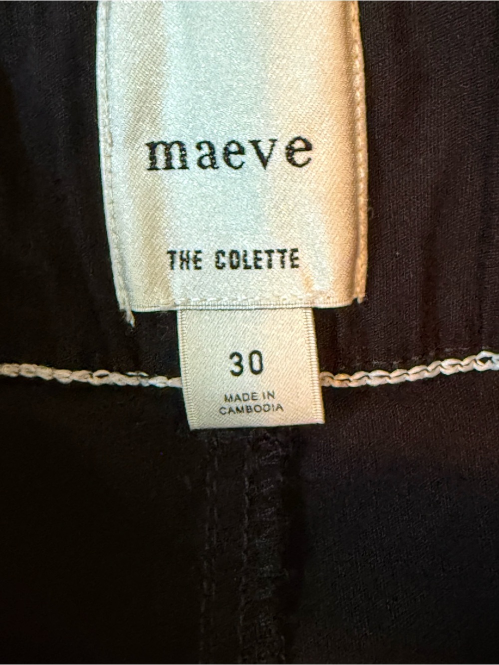 Anthropologie’s Maeve Colette Cropped Wide-Leg High-Rise Pants in Black - Picture 14 of 15